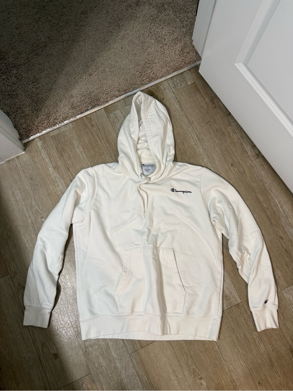 Hooded sweatshirt - white